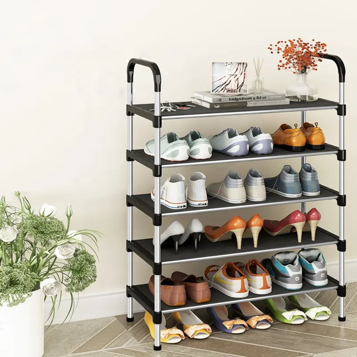 Organizador De Zapatos Metálico 6 Nivele