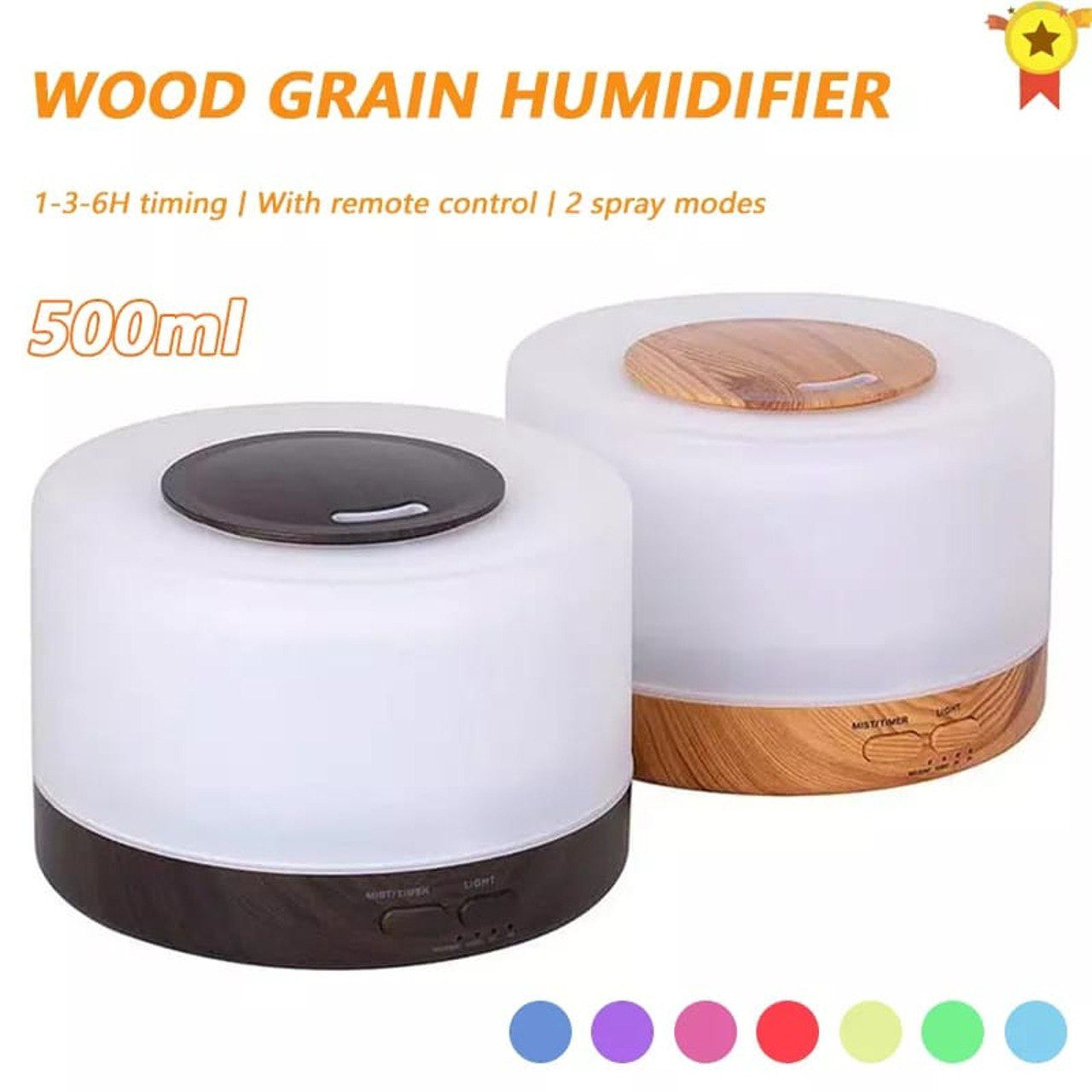 Humidificador Atomizador Difusor KP500ml
